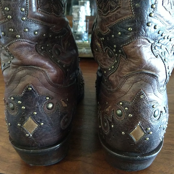 Women's Lucchese cowboy boots size 7 1/2 B - Picture 7 of 8